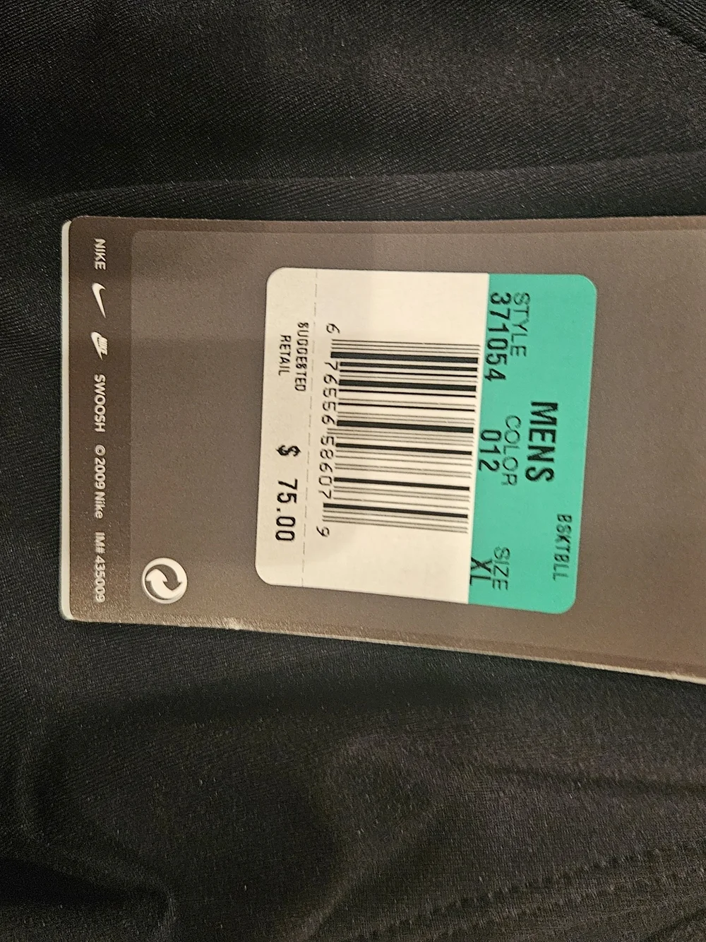 Nike Men’s Black Dri-FIT Padded Compression Shirt